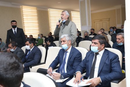 Abdin Fərzəliyev “AAAF Park” sakinləri ilə görüşdü - FOTOLAR