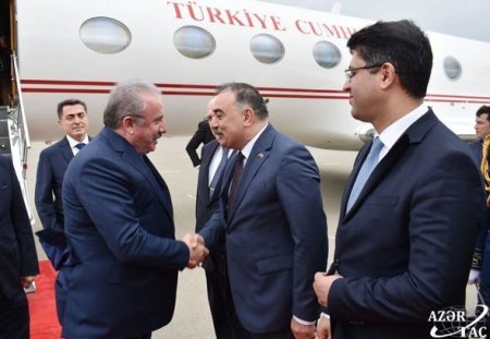 Mustafa Şentop Azərbaycana gəlib - FOTO