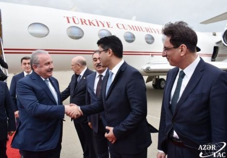Mustafa Şentop Azərbaycana gəlib - FOTO