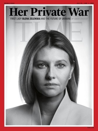 Amerikanın “Time” jurnalı üz qabığını Ukraynanın birinci xanımına həsr edib - FOTO