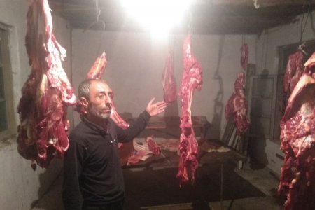 Bərdədə at əti satışına görə yenidən tutuldu - FOTOLAR