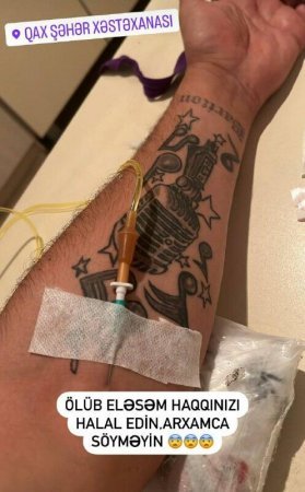 Vüqar xəstəxanalıq oldu: "Ölüb, eləsəm, arxamca söyməyin" - FOTO