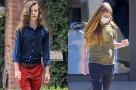 İlon Maskın cinsiyyətini dəyişdirən oğlu obyektivlərə tuş gəldi - FOTO