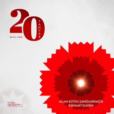 Prezident 20 Yanvar faciəsinin ildönümü ilə bağlı paylaşım etdi - FOTO