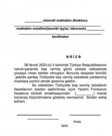 Azərbaycanda müəllimlər zəlzələ bölgəsinə yardıma məcbur edilir? — ARAŞDIRMA