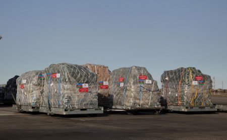 Mehriban Əliyevanın tapşırığı ilə daha bir humanitar yardım təyyarəsi Türkiyəyə yola düşüb