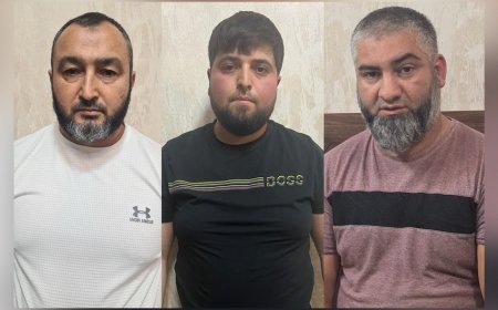 Bakıda iş adamından 100 min tələb etdilər, avtomobilini yandırdılar ,tutuldular- Video