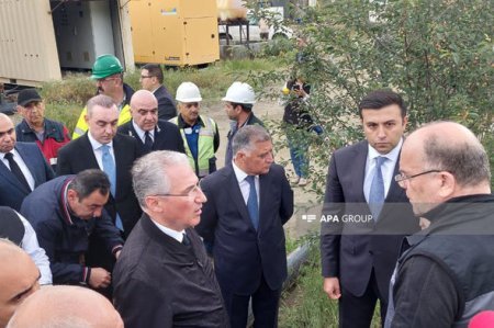 Dövlət komissiyası Gədəbəyin Söyüdlü kəndində süni gölə baxış keçirib - YENİLƏNİB + FOTO/VİDEO
