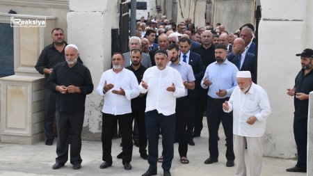 Şeyxlə Abel Məhərrəmov deputatın 40 mərasimində - Foto