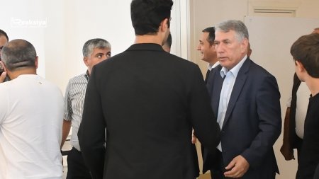 Şeyxlə Abel Məhərrəmov deputatın 40 mərasimində - Foto