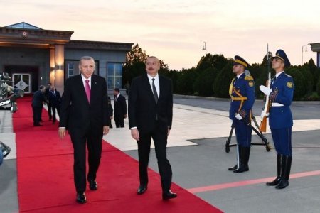 Türkiyə Prezidenti Rəcəb Tayyib Ərdoğanın Azərbaycana rəsmi səfəri başa çatıb - FOTO