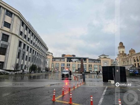 Bakının mərkəzində daha bir əraziyə şəxsi avtomobillərlə giriş qadağan edildi - FOTO