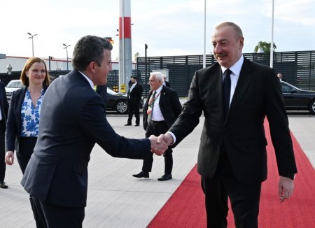 Prezidentin Almaniyaya səfəri başa çatdı - FOTO