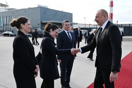 Prezidentin Almaniyaya səfəri başa çatdı - FOTO
