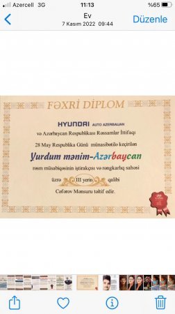"Heydər Əliyev" medalına layiq görüldü.FOTOLAR