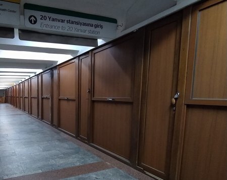 20 Yanvar keçidindəki mağazalar bağlandı - FOTO