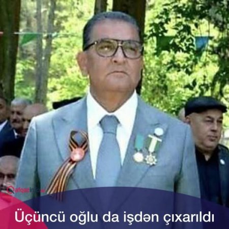 Saleh Məmmədovun oğlu işdən çıxarıldı